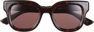 Gucci 49mm Small Square Sunglasses