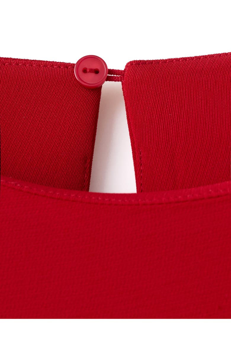 MANGO Side Twist Dress, Alternate, color, Red