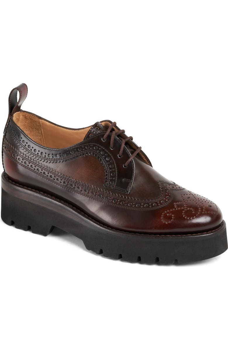 THE OFFICE OF US Miss Lucy Platform Derby, Main, color, Brown Multi