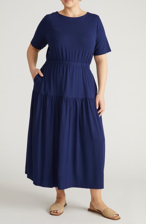 Thea Divine Jersey Midi Dress (Regular & Plus)
