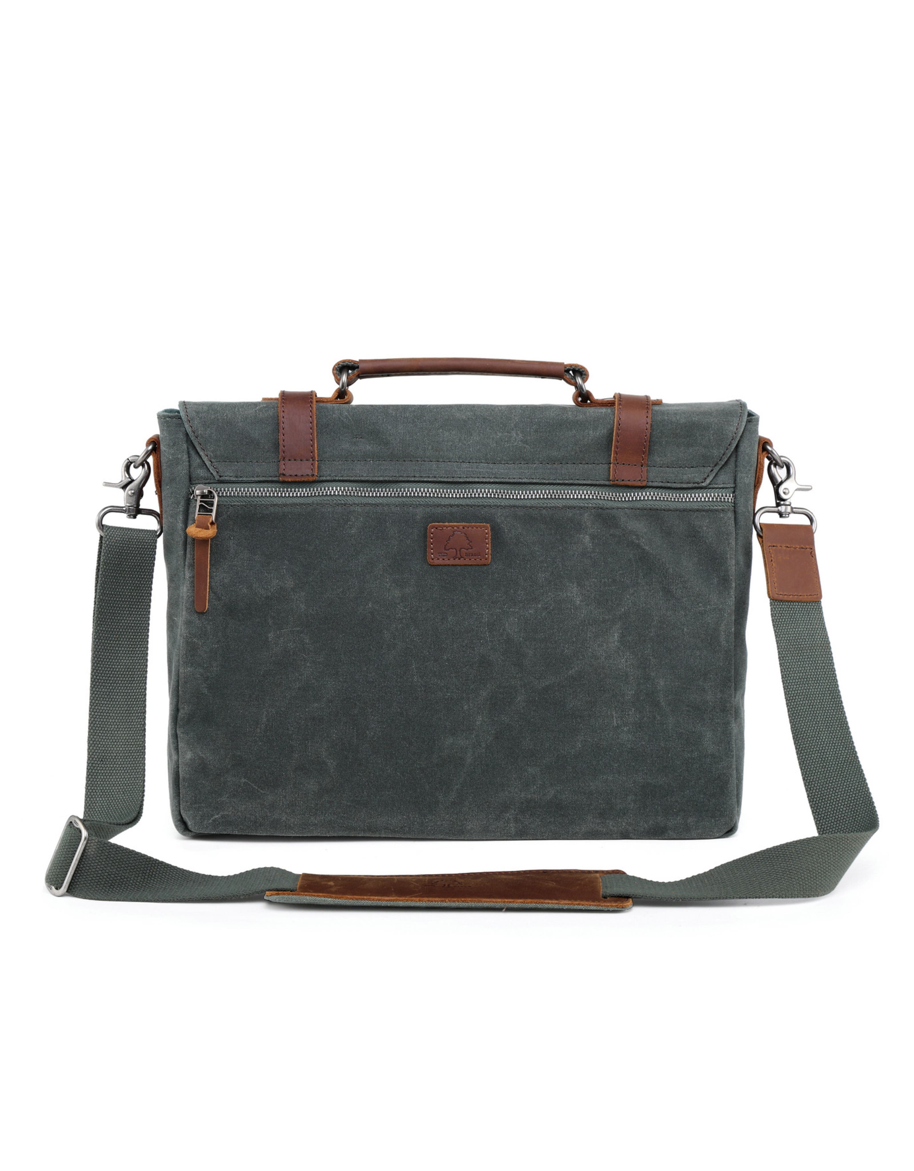 TSD Brand Stone Creek Waxed Canvas Laptop Briefcase | Nordstrom
