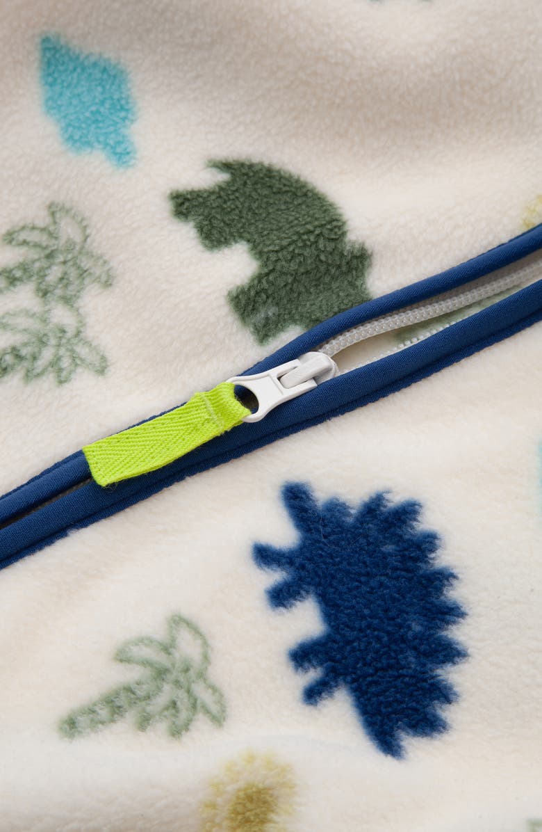 Rokka&Rolla Adventure Fleece Jacket, Alternate, color, Cream Dino