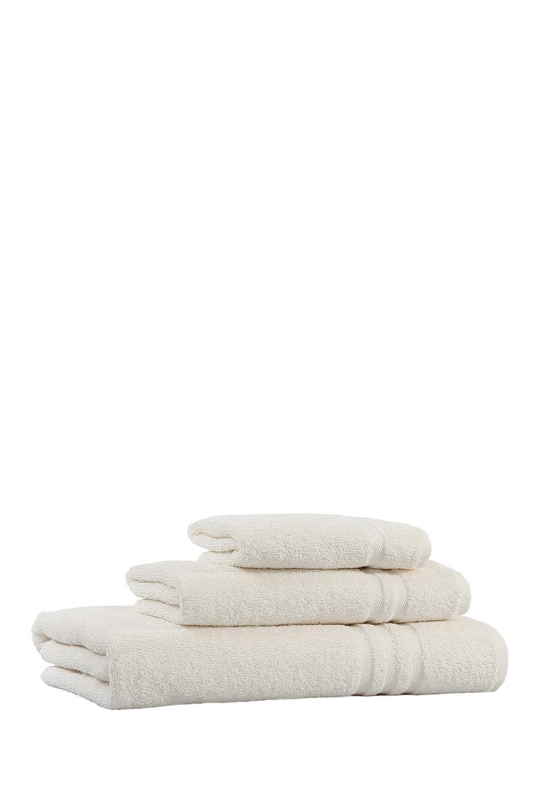 Denzi 3-Piece Towel Set - Cream, Alternate, color, CREAM