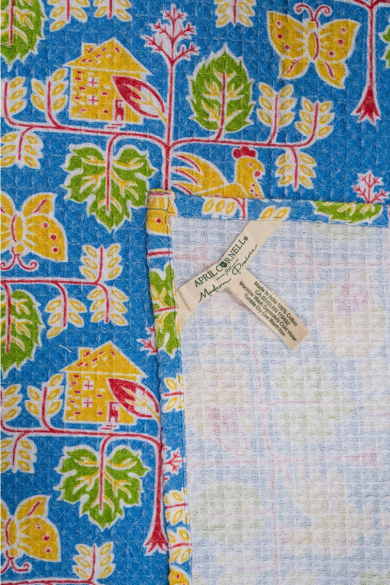 Chicken at Home Tea Towel, Set of 3, Alternate, color, Blue