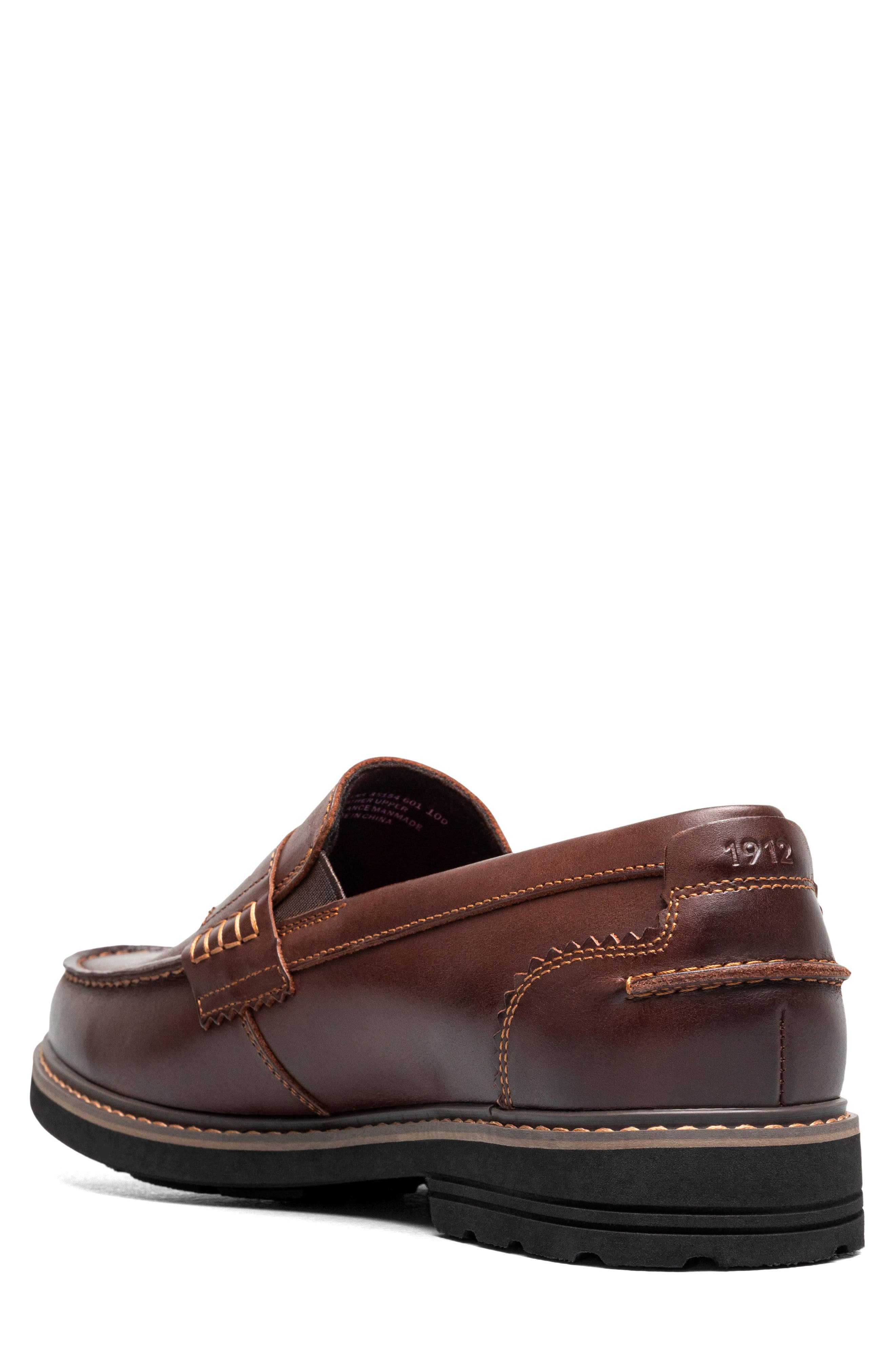 Odin II Penny Loafer - Wide Width Available, Alternate, color, BURGUNDY