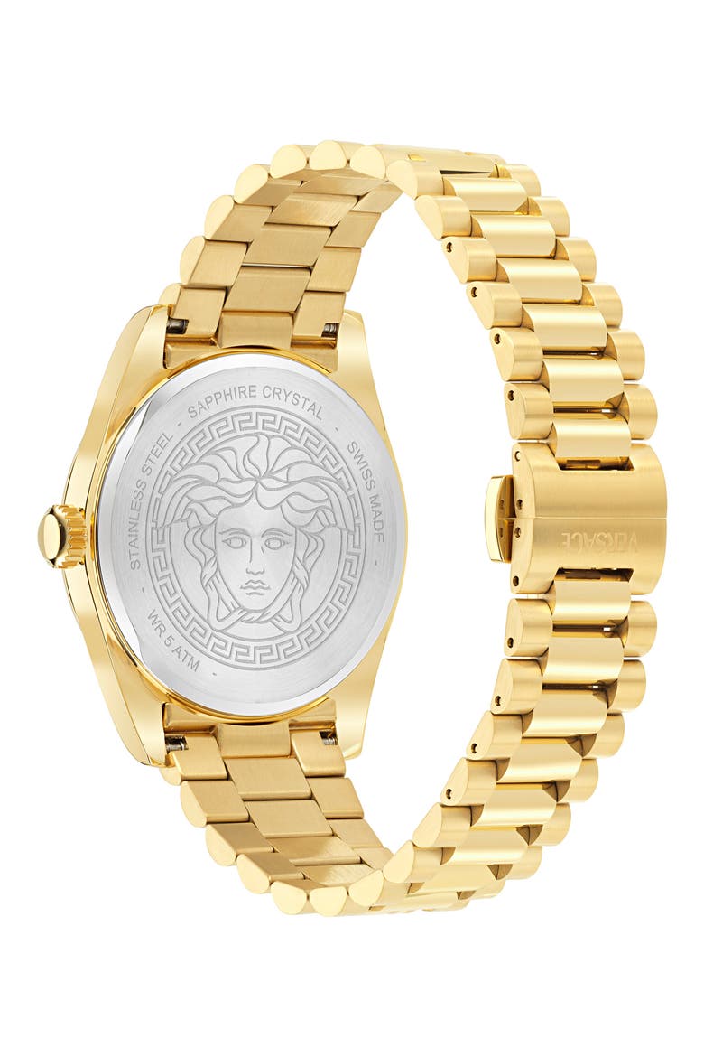 Millenyium Bracelet Watch, 40mm, Alternate, color, IP YELLOW GOLD