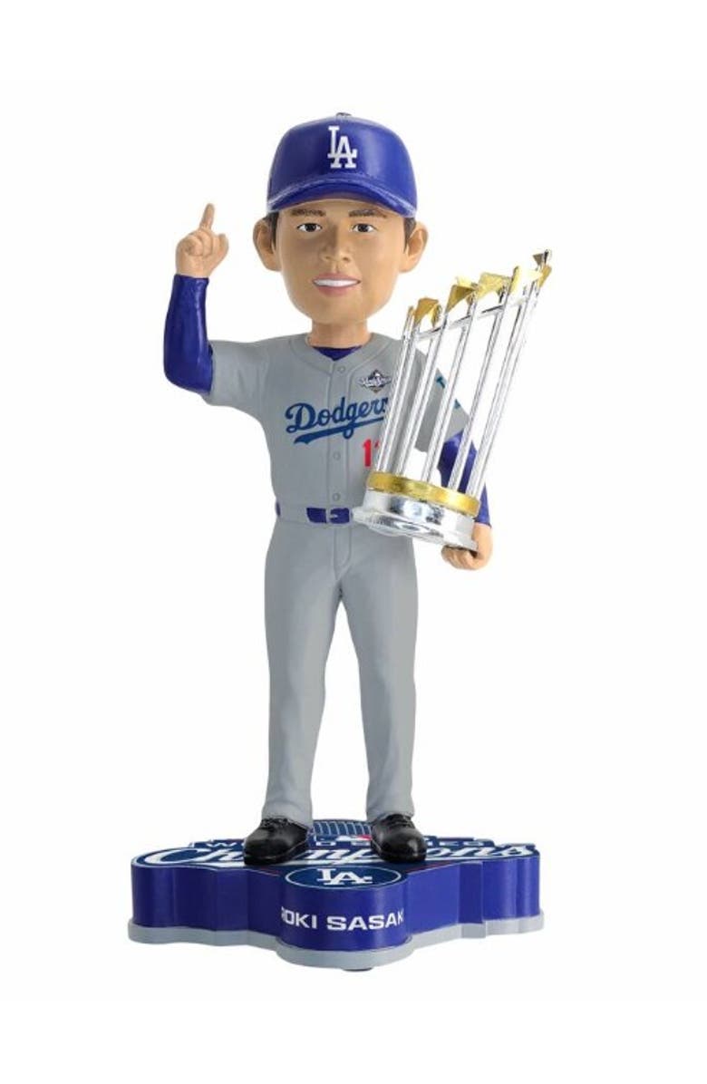 FOCO Roki Sasaki (Los Angeles Dodgers) 2025 World Series Champ Bobblehead, Main, color, Multi-Color