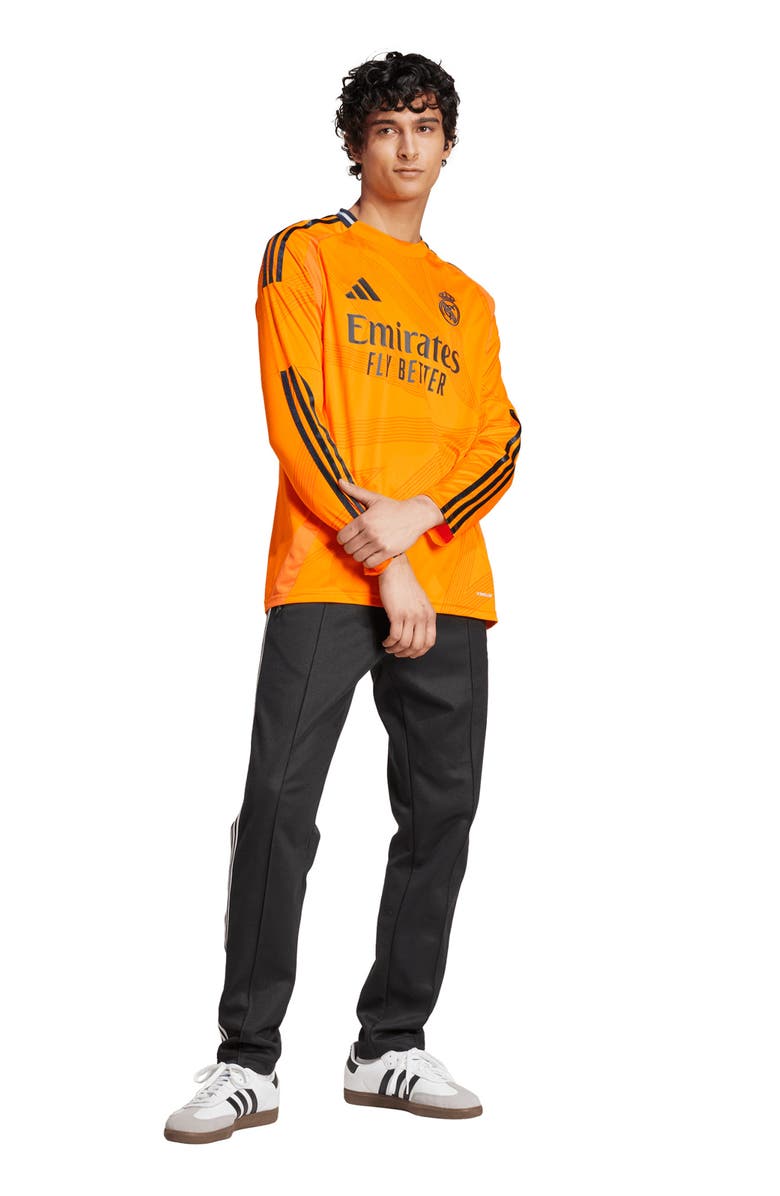 adidas Real Madrid 24/25 Away Long Sleeve Training Jersey, Alternate, color,