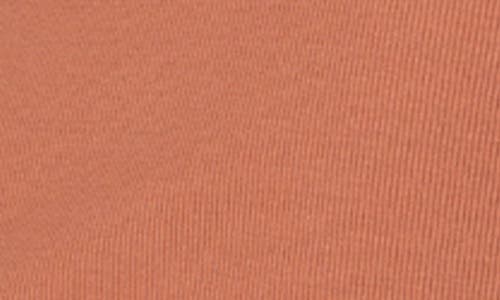 Roxy Good Keepsake Long Sleeve Cutout Ribbed Minidress In Brown