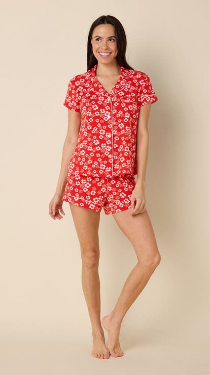 Pima Knit Short Pajama Set