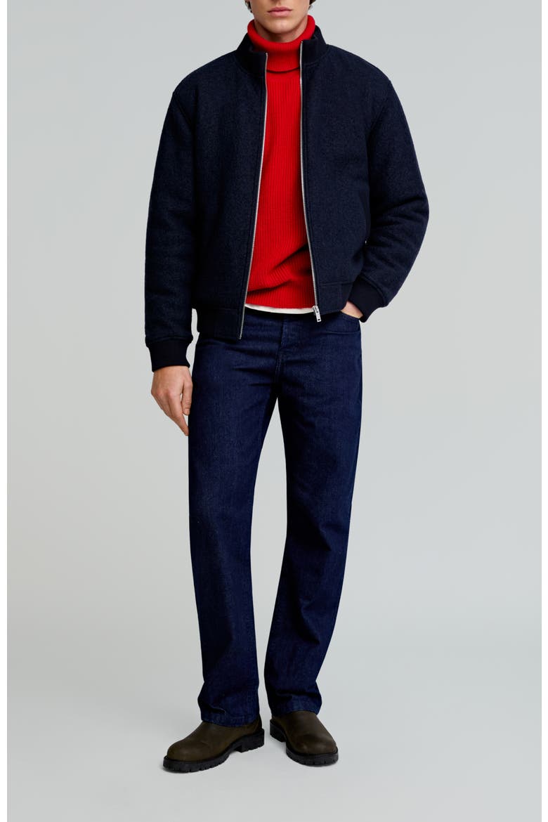 Bowie Roll Neck Tricot, Alternate, color, Red