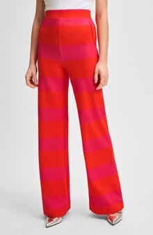 Isaac Mizrahi New York High Waist Wide Leg Pants