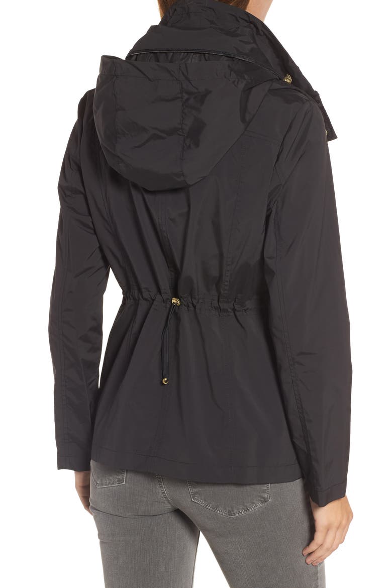 Water Repellent Hooded Parka, Alternate, color, BLACK