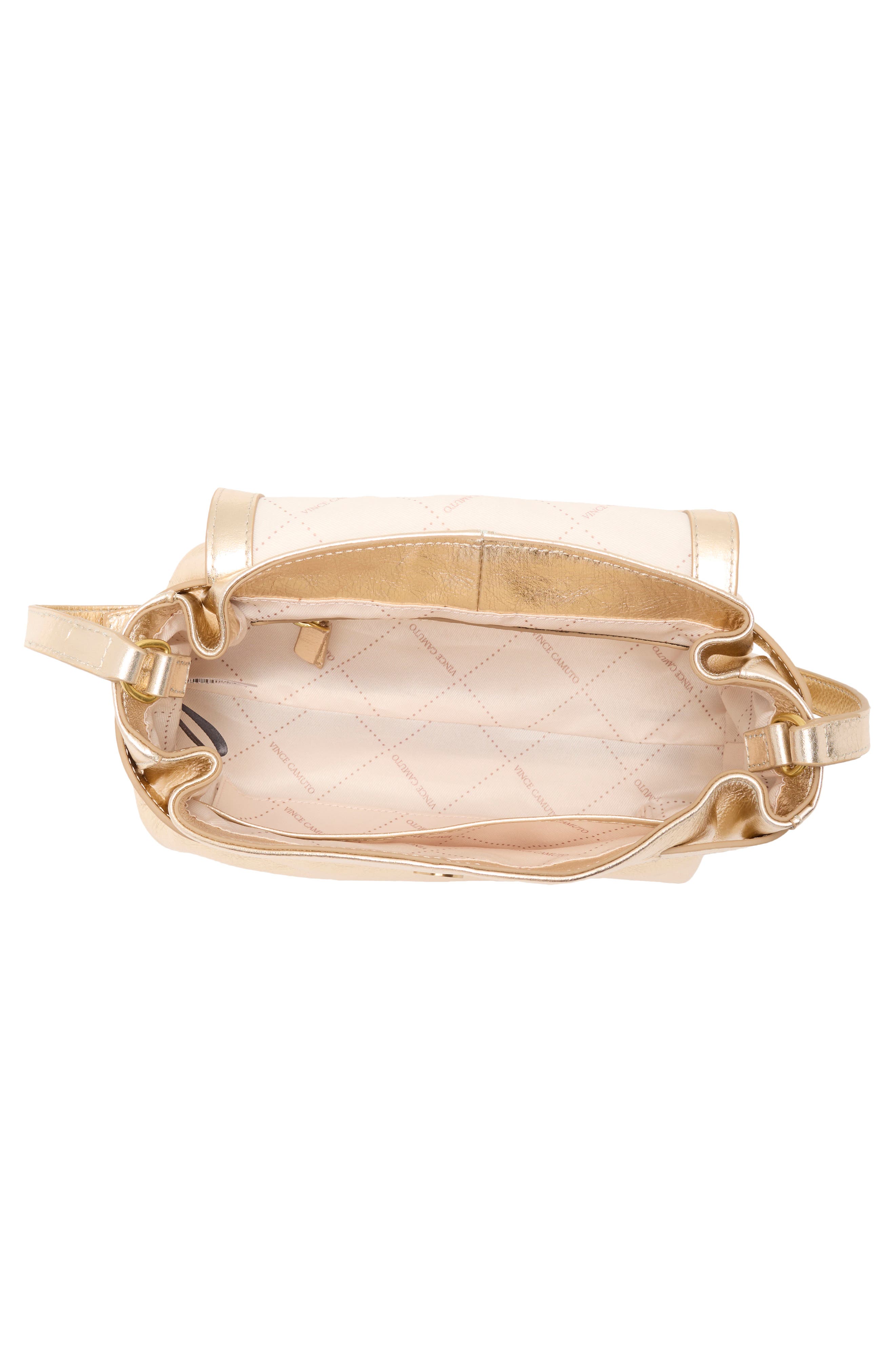 Nelly Metallic Leather Crossbody Bag, Alternate, color, EGYPTIAN GOLD METALLLIC PEBBLE