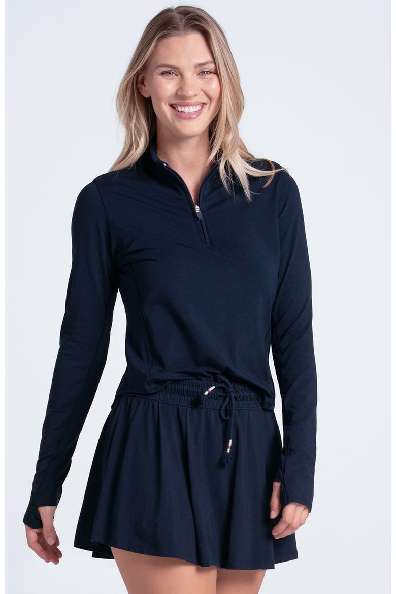 Womens' Pima Skirt, Alternate, color, Navy