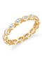  18Kt Yellow Gold / Clear Stone
