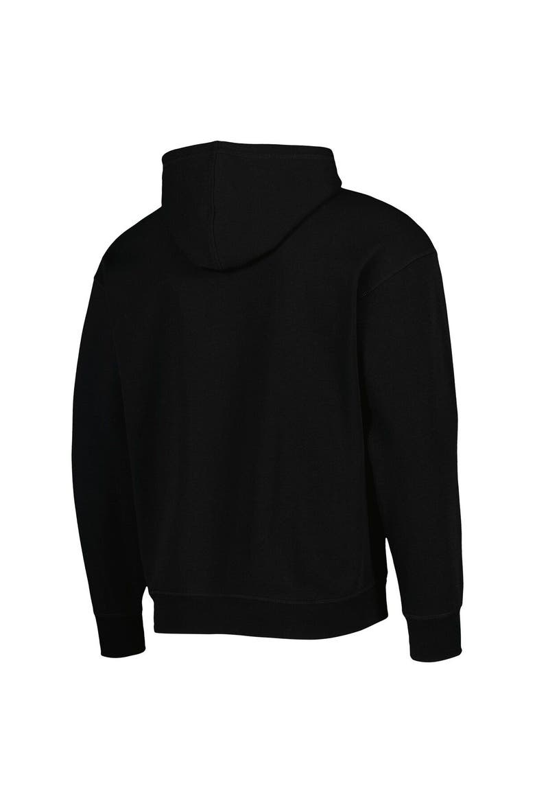 Men's Tommy Jeans Black Brooklyn Nets Bernard Half-Zip Hoodie, Alternate, color, Black