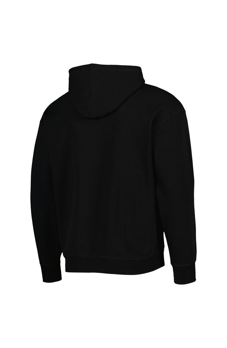 TOMMY JEANS Men's Tommy Jeans Black Brooklyn Nets Bernard Half-Zip Hoodie, Alternate, color, Black