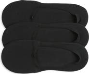 Nordstrom 3-Pack Cotton Blend No-Show Socks