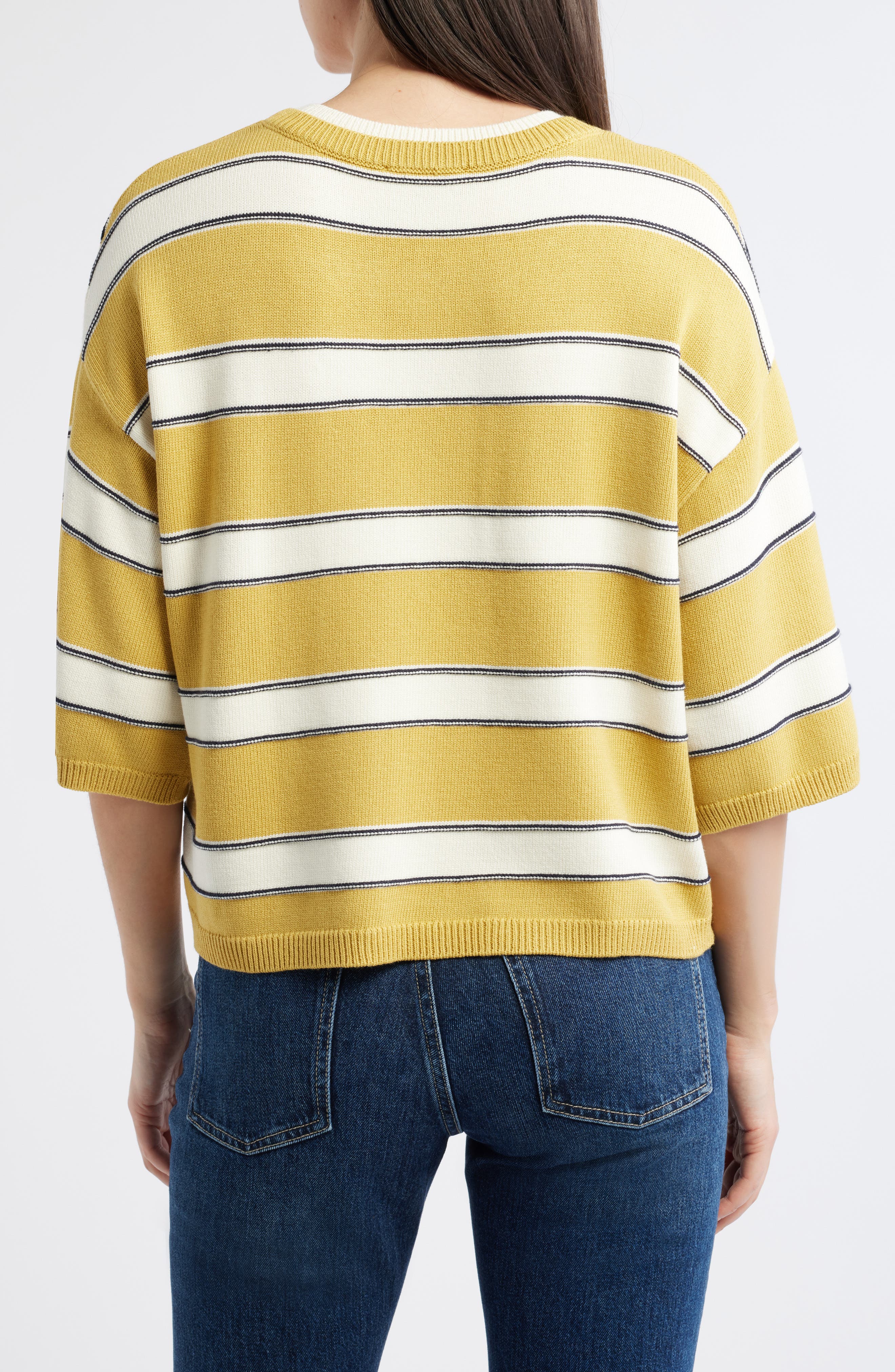 Boxy Stripe Sweater - image 4