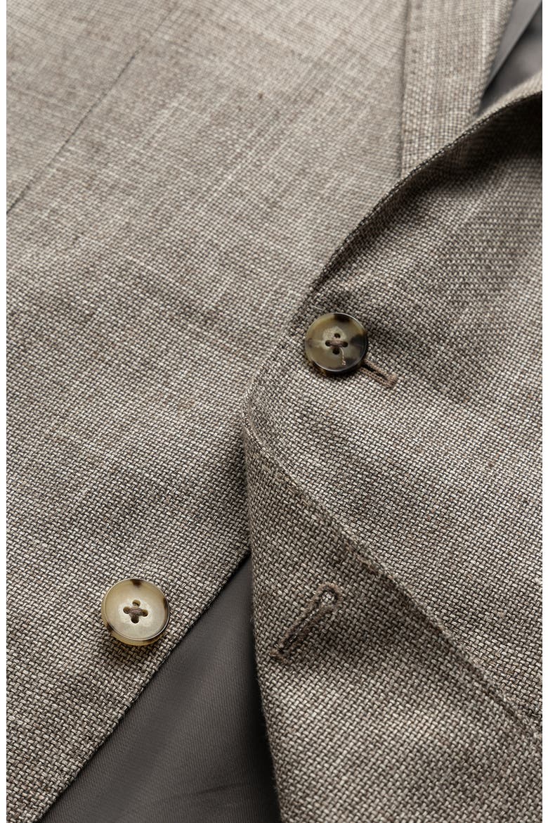 The Cascades Slub Linen & Wool Sport Coat, Alternate, color, MINK