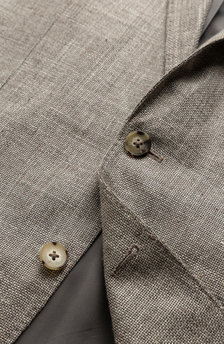 Rodd & Gunn The Cascades Slub Linen & Wool Sport Coat, Alternate, color, Mink