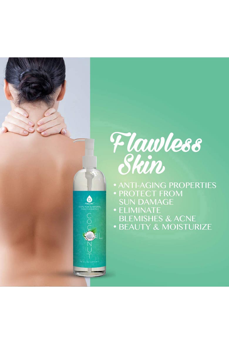 100% Pure & Natural Fractionated Coconut Oil, Alternate, color, Multicolor