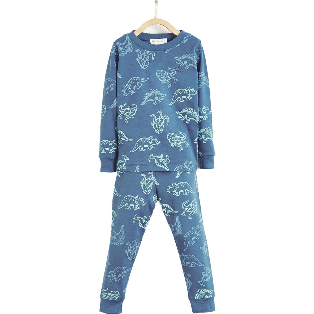 Babycottons Rex Snug Two-piece Pajamas In Navy