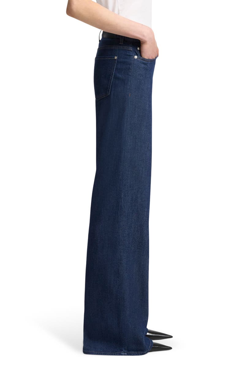 7 For All Mankind Weightless Lotta High Waist Wide Leg Jeans, Alternate, color,