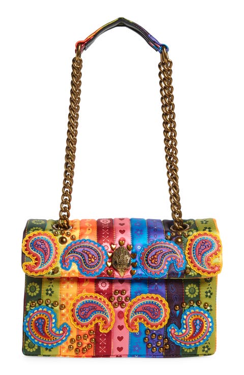 Kensington Quilted Paisley Convertible Shoulder Bag