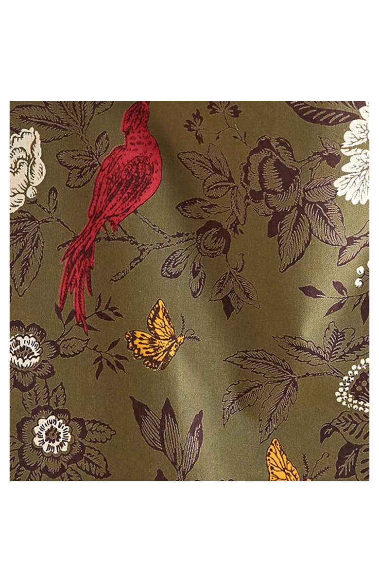 tag Autumn Toile Dishtowel and Mitt Set Fall Harvest Kitchen, Alternate, color, Green