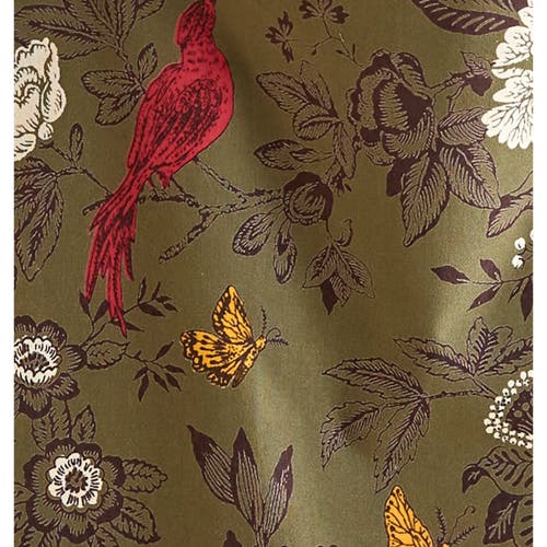 Tag Autumn Toile Dishtowel & Mitt Set In Green