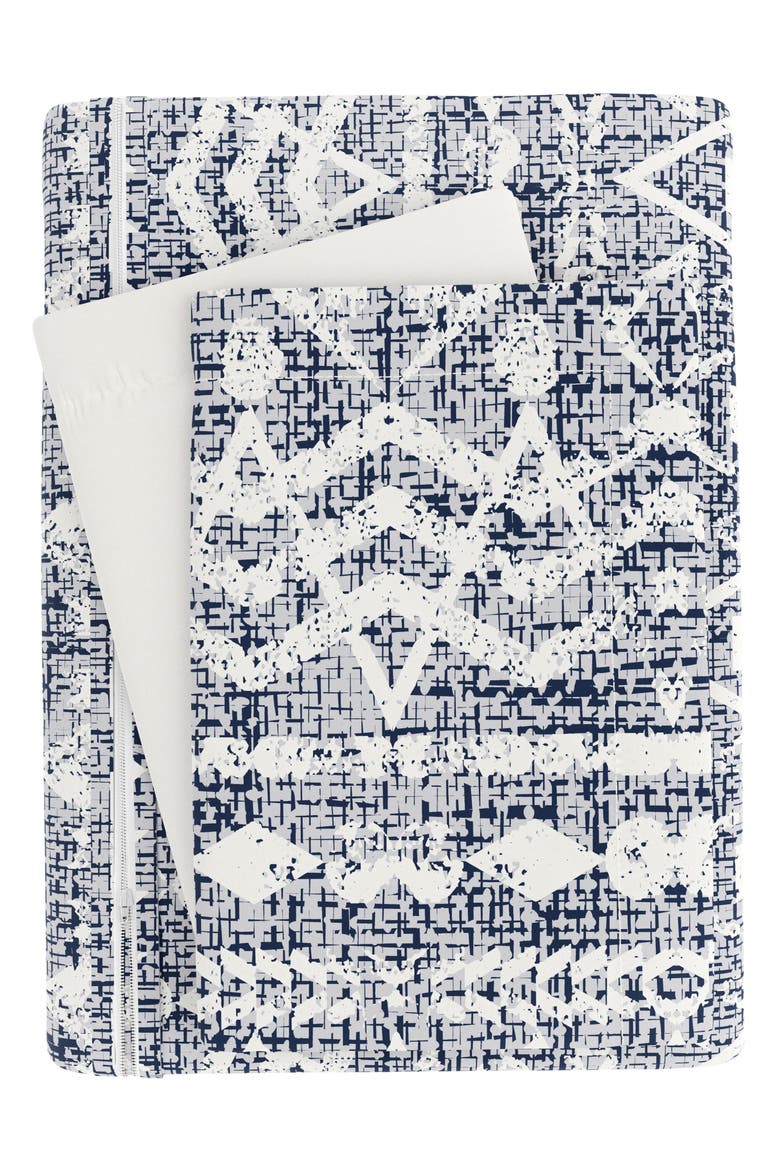Premium Ultra Soft 3-Piece Reversible Duvet Cover Set, Alternate, color, NAVY