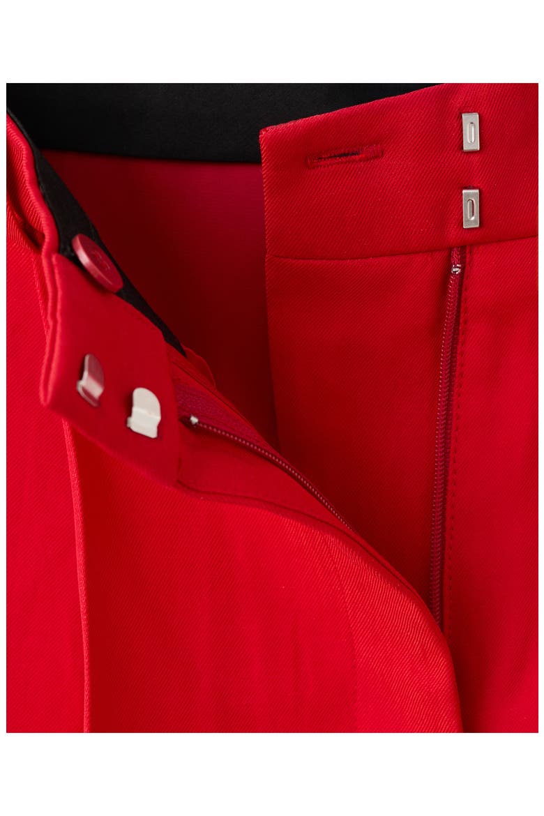 Straight Fit Bermuda Shorts, Alternate, color, RED