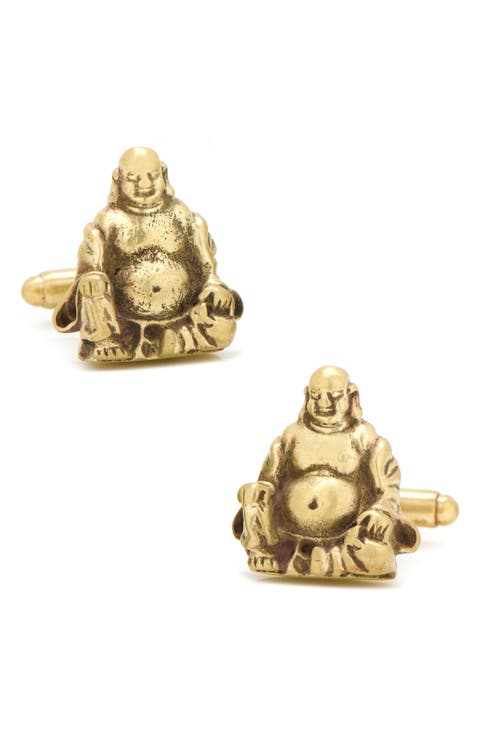 Smiling Buddha Cuff Links
