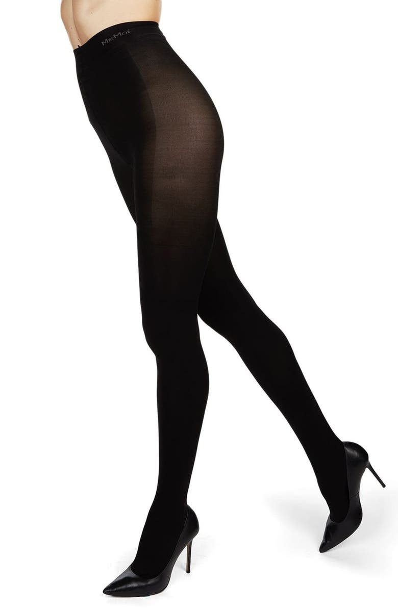 MeMoi Flawless Matte Ultrashaper Tights, Main, color, Black