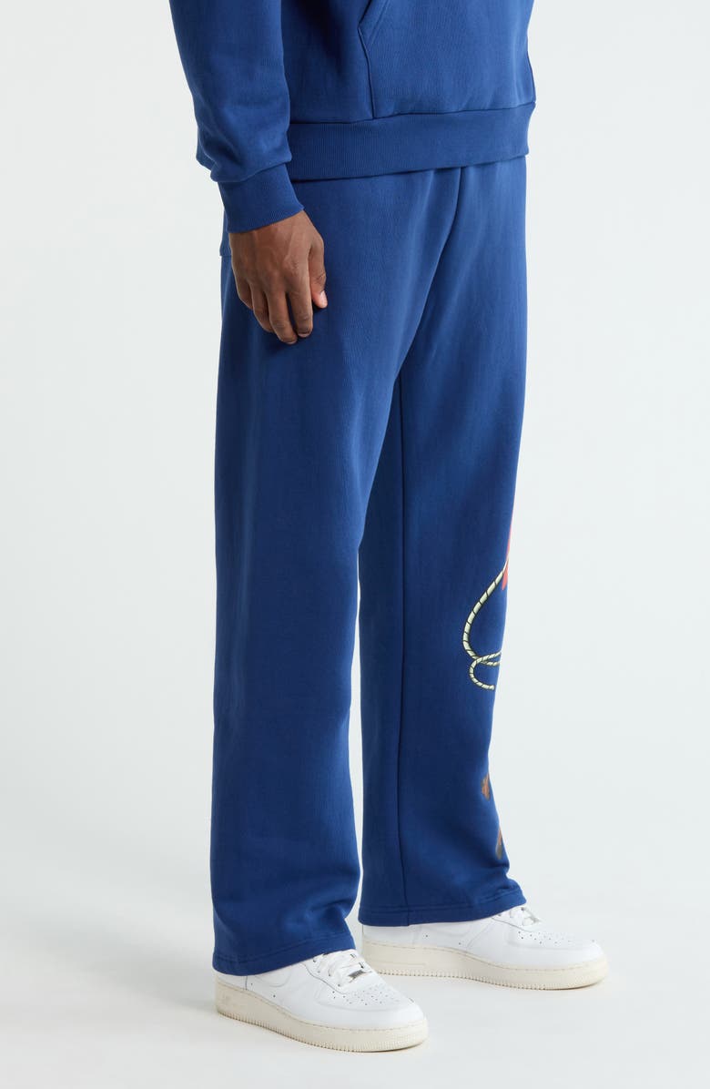 MARKET Cowboy Bear Cotton Joggers, Alternate, color, Navy