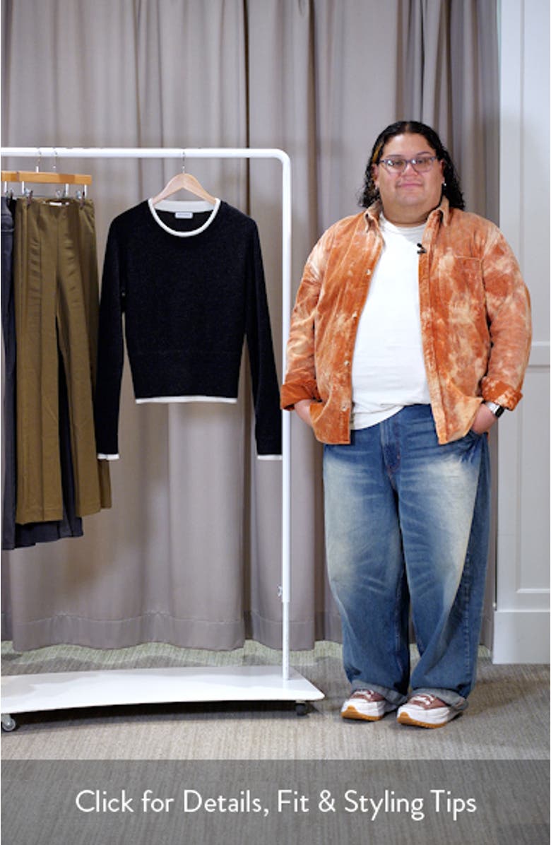 Tove Layered Look Wool & Cashmere Sweater, sales video thumbnail