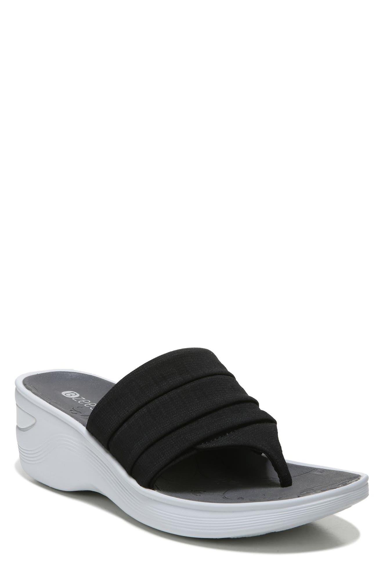 BZees Dallas Flip-Flop Wedge Sandal, Main, color, 