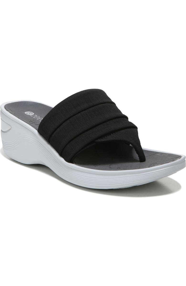 BZees Dallas Flip-Flop Wedge Sandal, Main, color,
