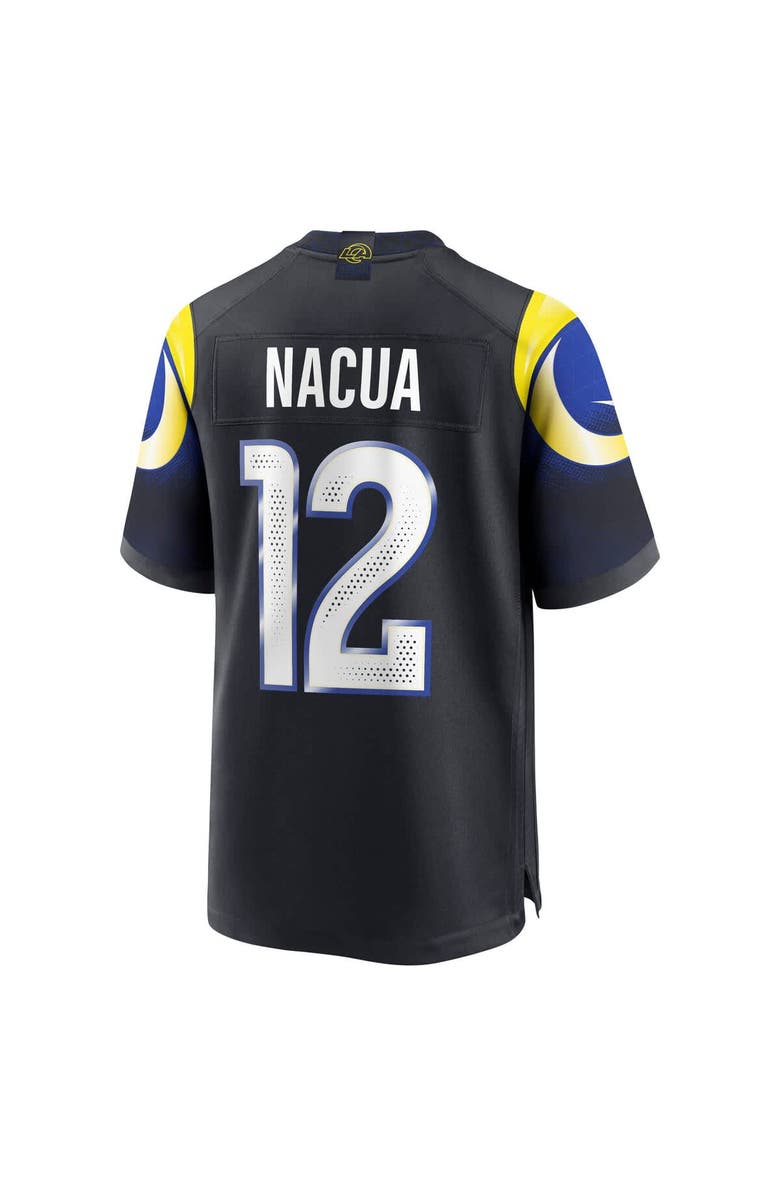 Nike Men's Nike Puka Nacua Midnight Blue Los Angeles Rams 2025 Rivalries Collection Game Jersey, Alternate, color, Dark Blue