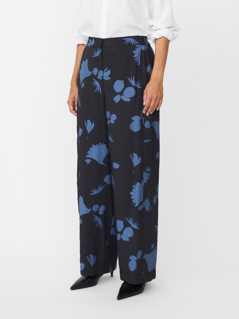 Parwanas Wide Fit Printed Pants