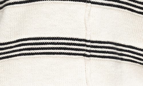 Sanctuary Women's Cotton Striped Easy V-neck Sweater In Light Oat