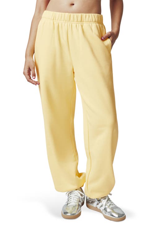 Cotton Blend Boyfriend Joggers