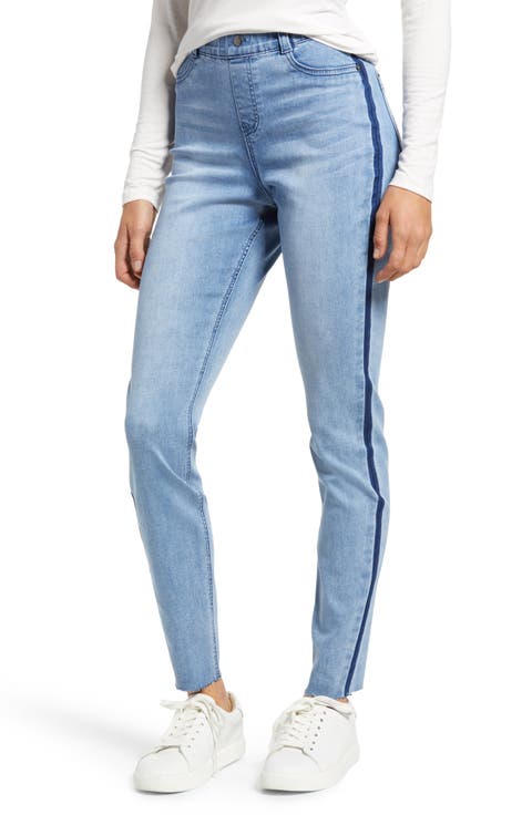 Tuxedo Stripe Denim Leggings