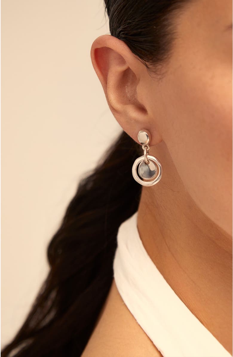 UNODE50 Mini Curve Hoops, Alternate, color, Silver