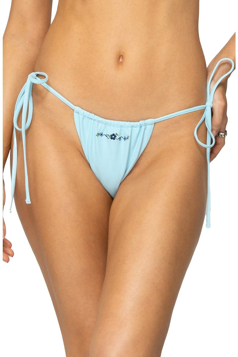Coralle Side Tie Bikini Bottoms, Main, color, BLUE