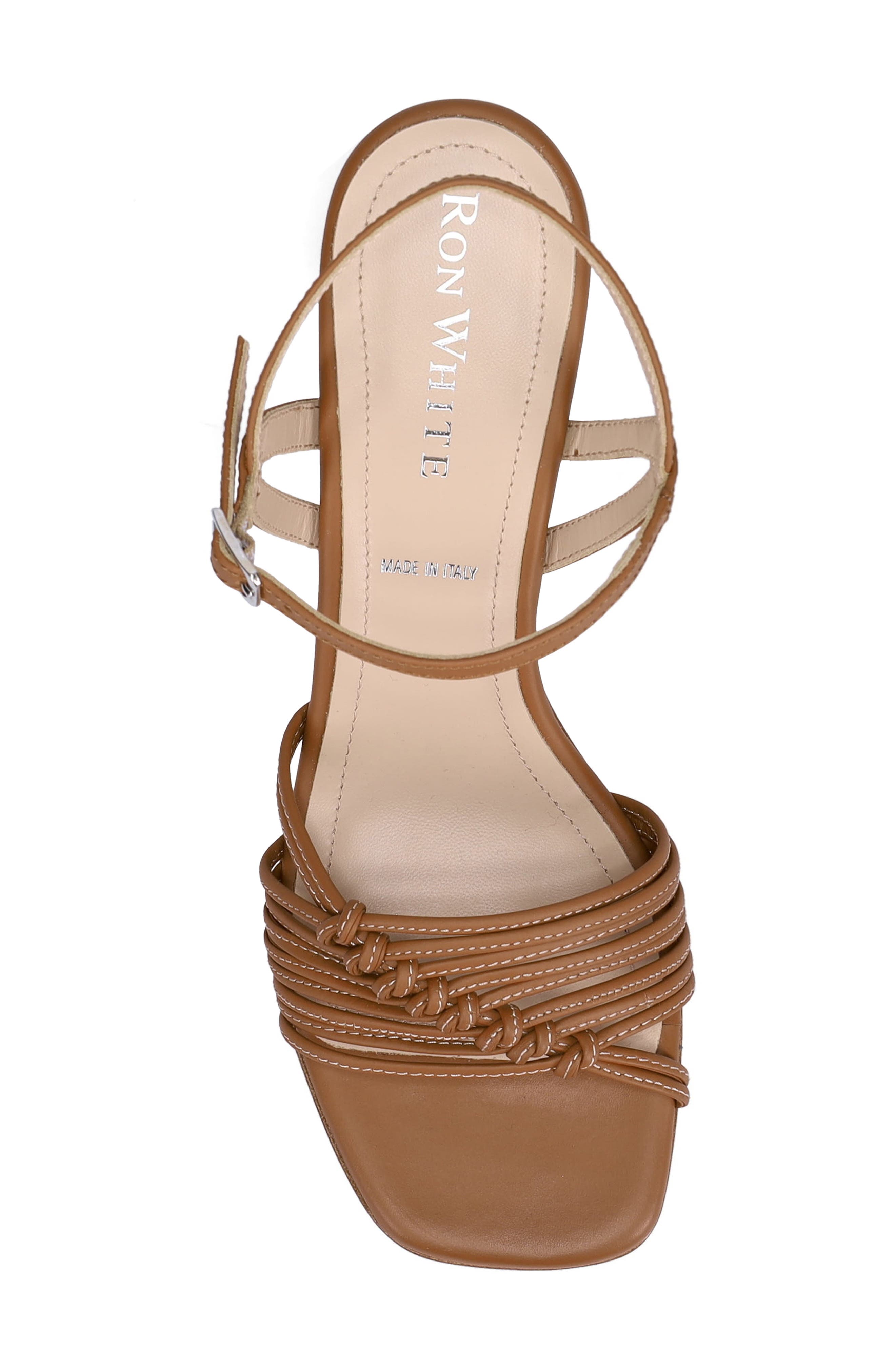 Kerianne Ankle Strap Sandal, Alternate, color, COGNAC