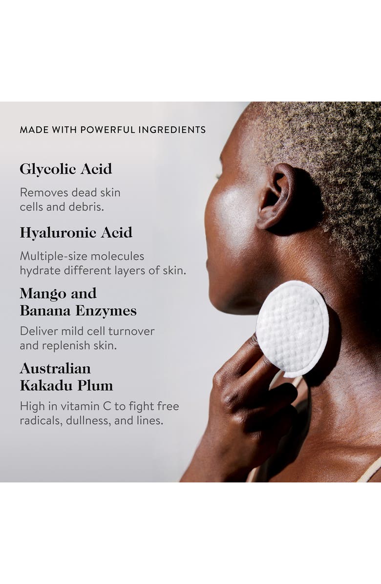 GOOP 15% Glycolic Acid Overnight Glow Peel Pads - 12-Pack, Alternate, color, 