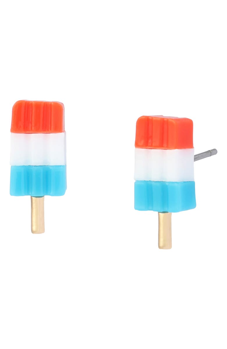 Betsey Johnson Popsicle Stud Earrings, Main, color,